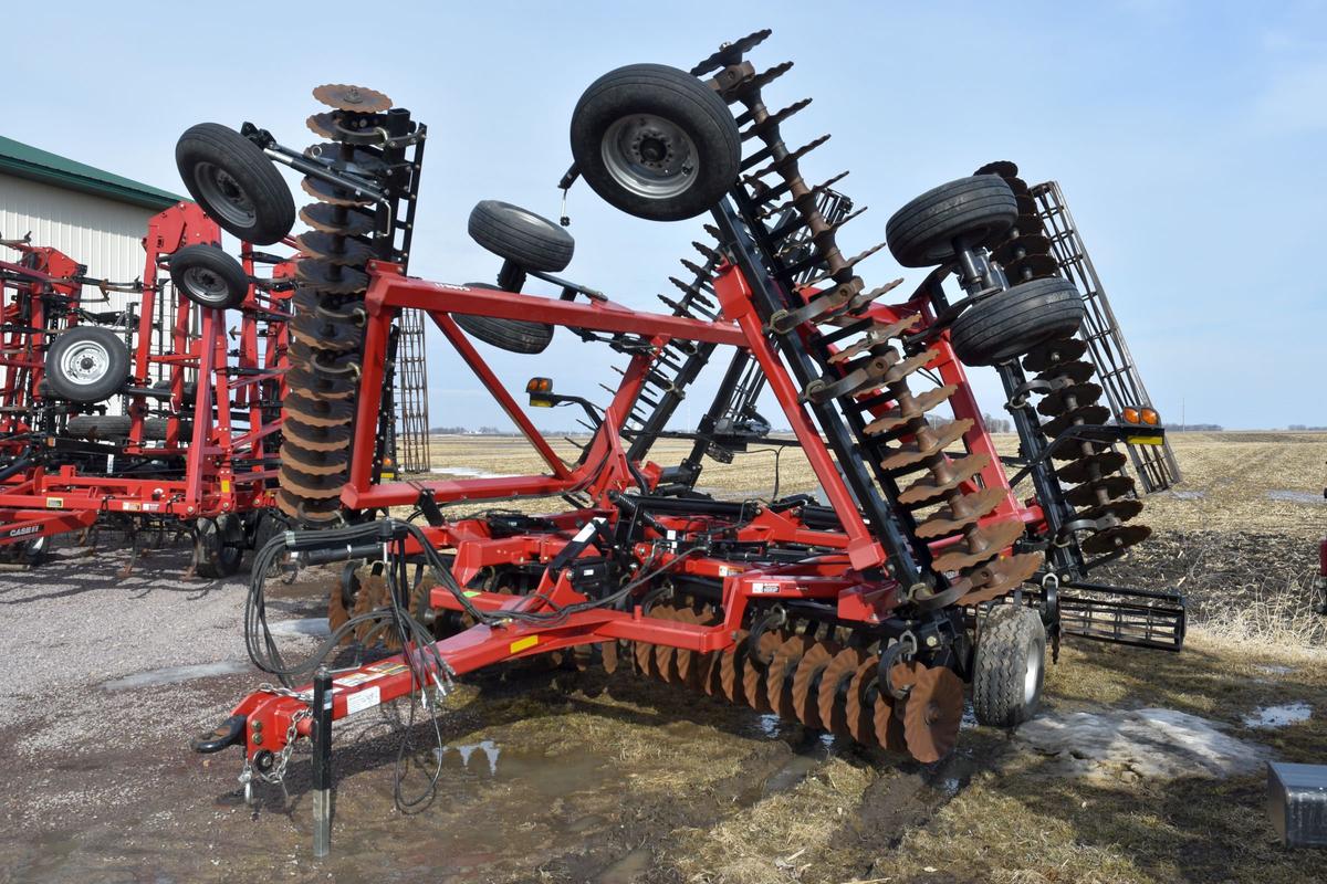 2013 Case IH True-Tandem 330 Turbo, 34' Vertical Till, Flex Gang Disc, Turbo Disc Blade,