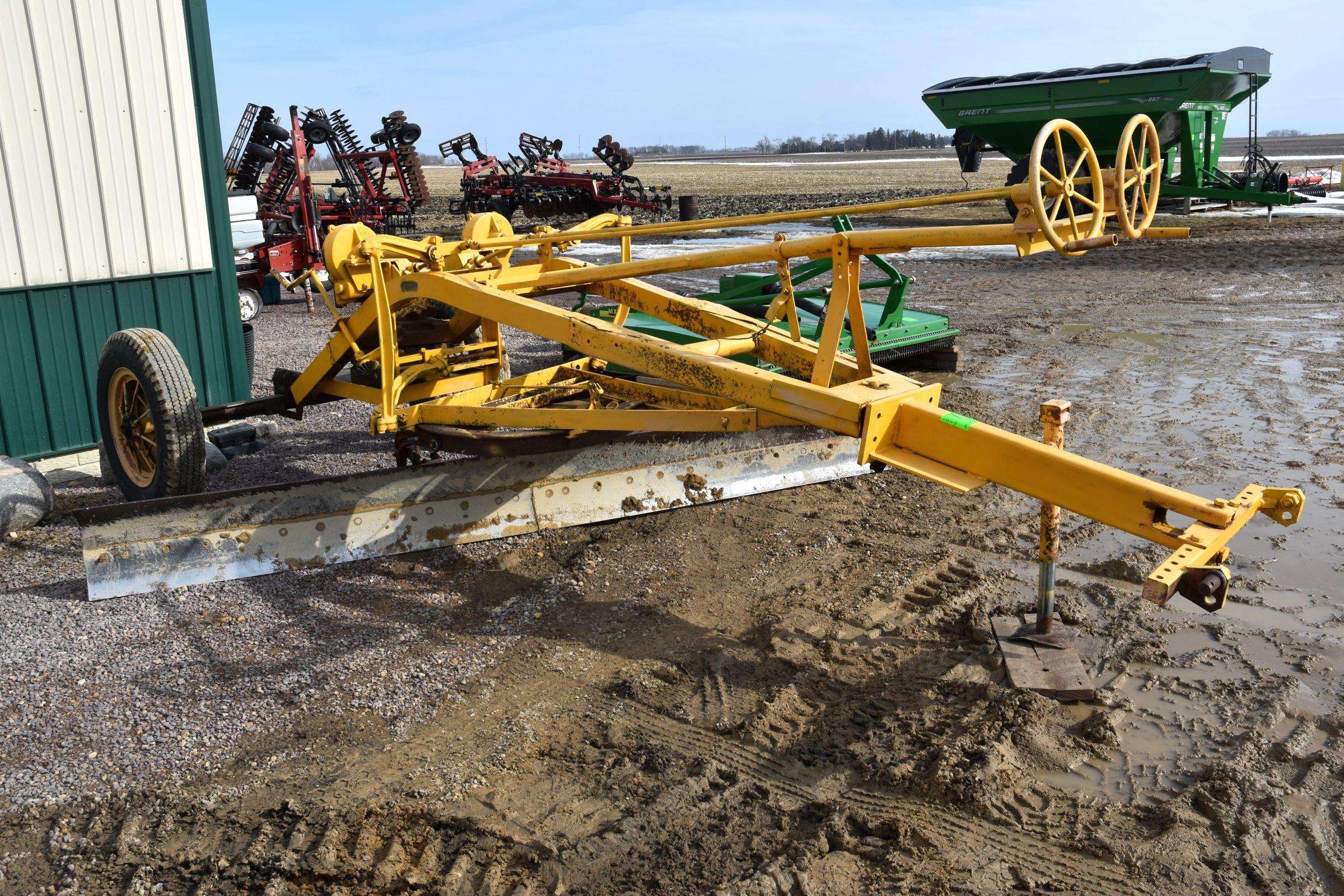 Northfield Iron Company Draw Bar, Pull Type, 11’ Blade, 2 Rear Wheels