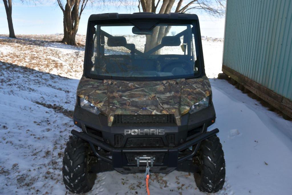 2017 Polaris Ranger 1000 Limited Edition, 4×4, Camo, Winch, Single Seat, 67 Actual Miles