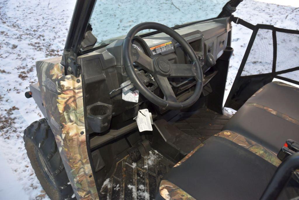 2017 Polaris Ranger 1000 Limited Edition, 4×4, Camo, Winch, Single Seat, 67 Actual Miles