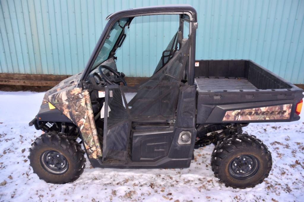 2017 Polaris Ranger 1000 Limited Edition, 4×4, Camo, Winch, Single Seat, 67 Actual Miles