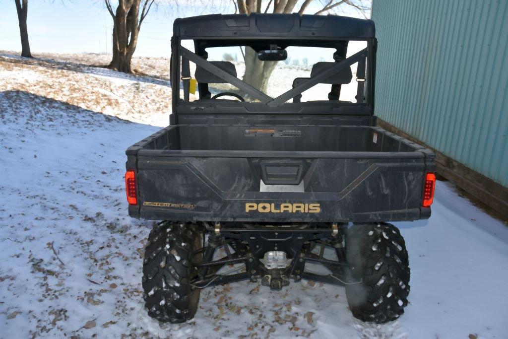 2017 Polaris Ranger 1000 Limited Edition, 4×4, Camo, Winch, Single Seat, 67 Actual Miles