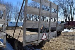 16'x8' Wooden Hay Rack On Nu-Bilt Gear