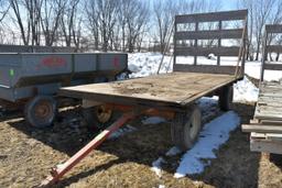 16'x8' Wooden Hay Rack On Nu-Bilt Gear