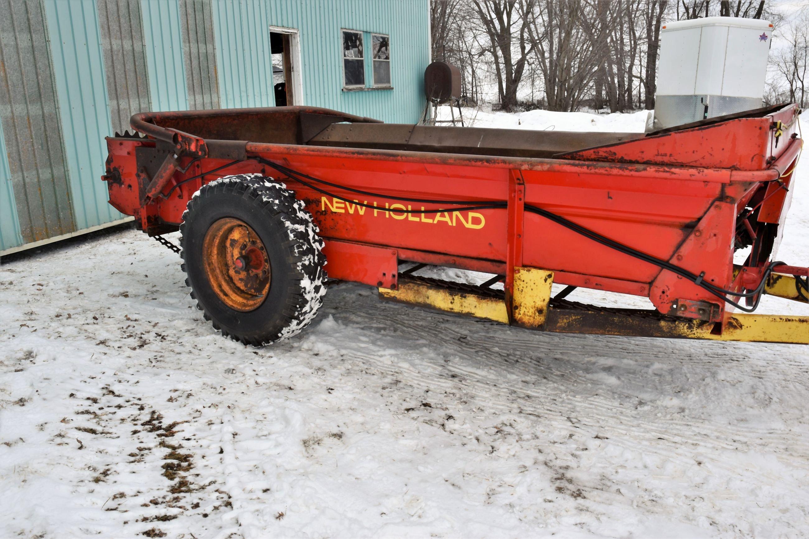 New Holland 519 Manure Spreader, 540 PTO, Hydraulic Slop Gate