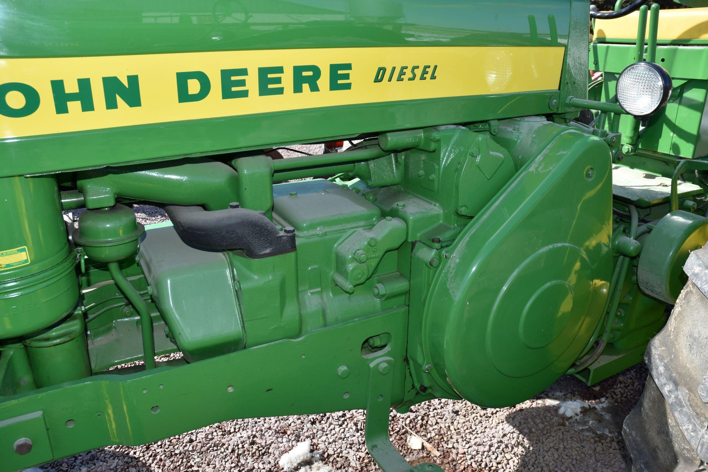 John Deere 720 Diesel Tractor, Pony Start, Fuel Line To Pony Motor Leaks, 3pt. With Quick Hitch, 540