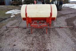 3pt. Poly Sprayer Tank, 200 Gallon With 10’ Booms, Flow Jet 12volt Pump