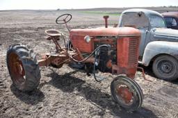 1947 Case VAC Tractor, Narrow Front, PTO, Live Hydraulics, Not Running, Motor Stuck,  SN:5161127