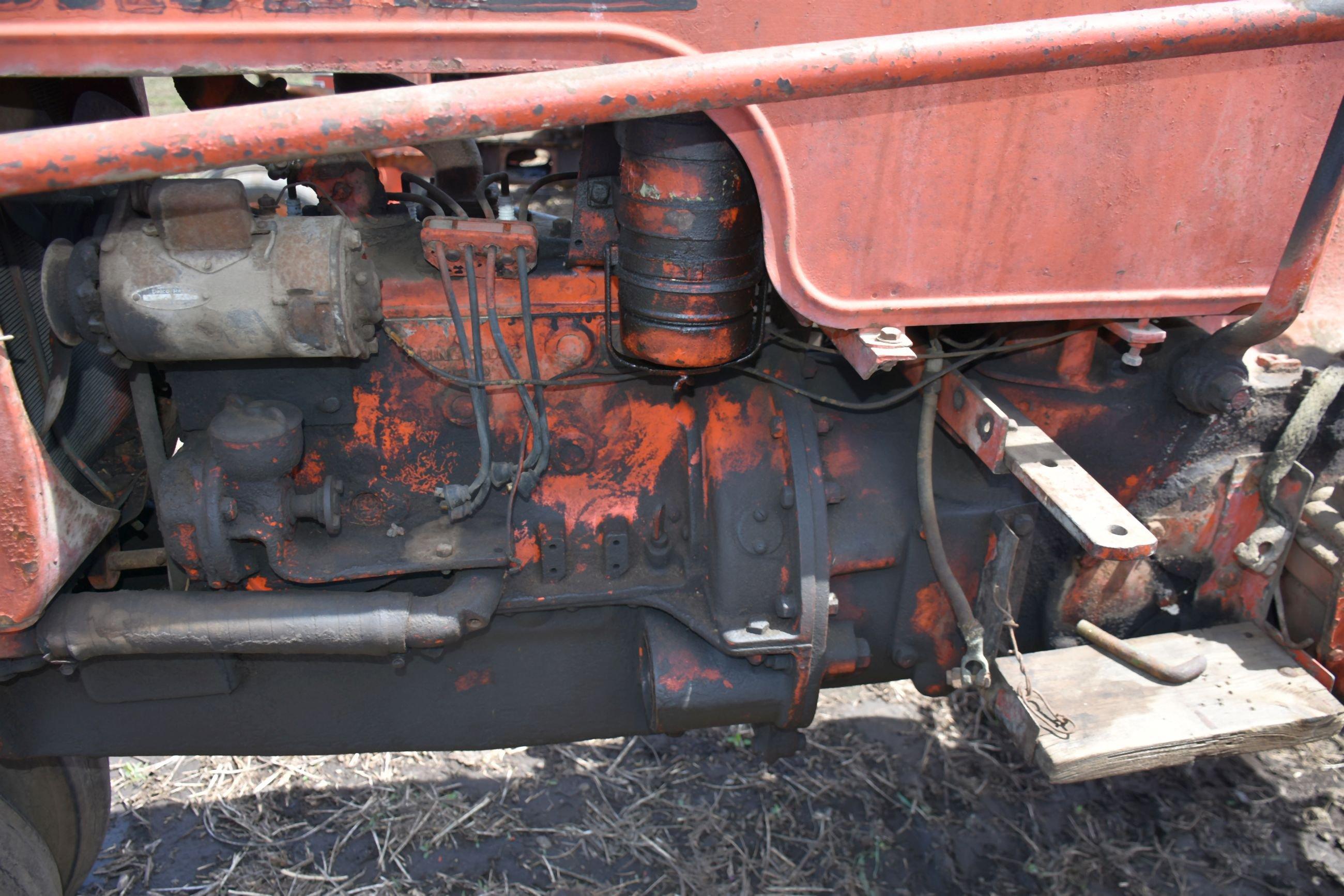 1938 Case RC Tractor, Narrow Front, Not Running, Motor Turns Over, Missing Mag, SN: 4230160