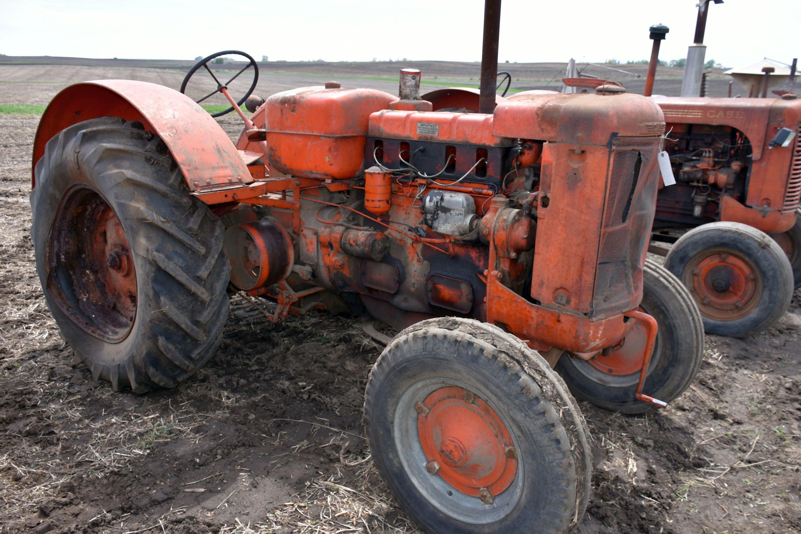 Case Model LA Standard Tractor, Wide Front, Running, PTO, Does Have Hood And Airstack, Runs Good, SN