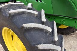 2015 John Deere 6140M MFWD Tractor, Cab, 168 Actual One Owner Hours, Left Hand Reverser, 460/85R 38