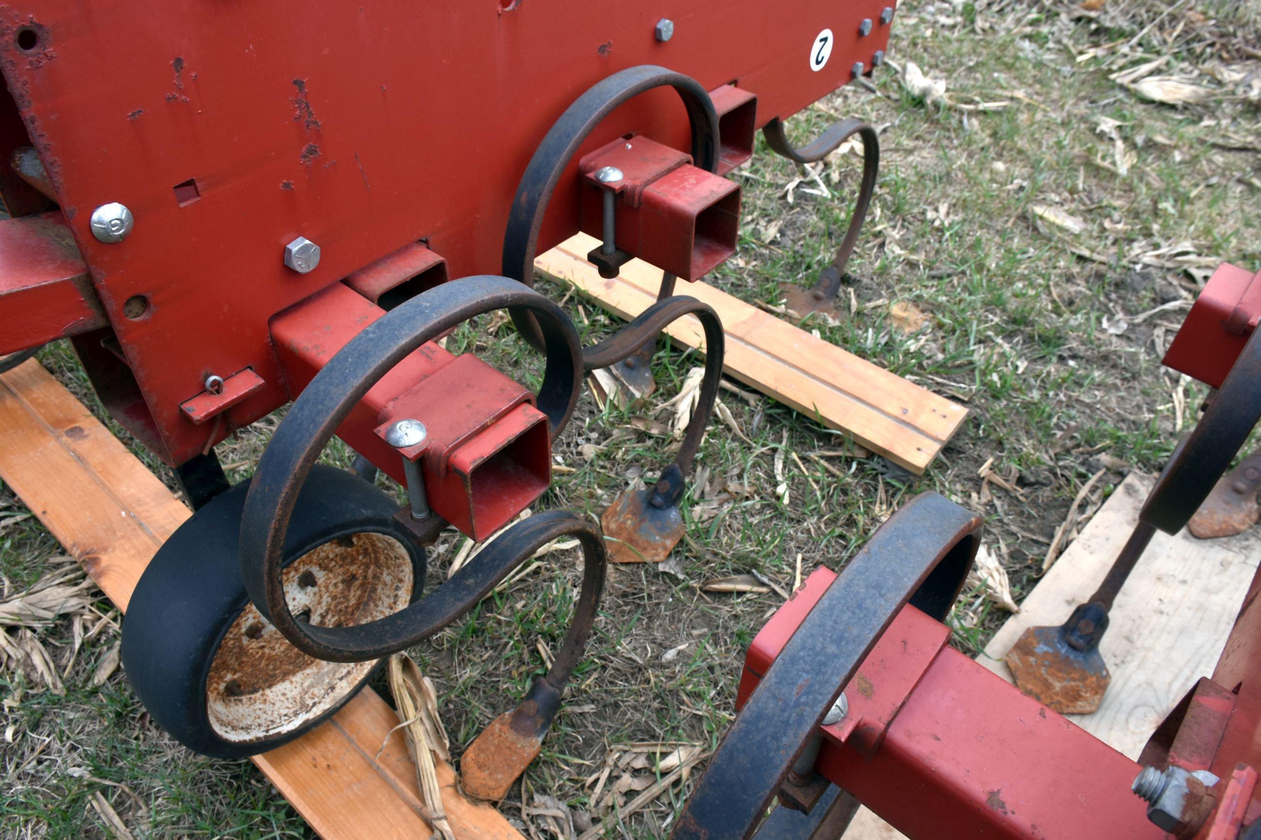 White 378 Row Crop Cultivator, 6 Row 30”, 3pt., Danish Tine