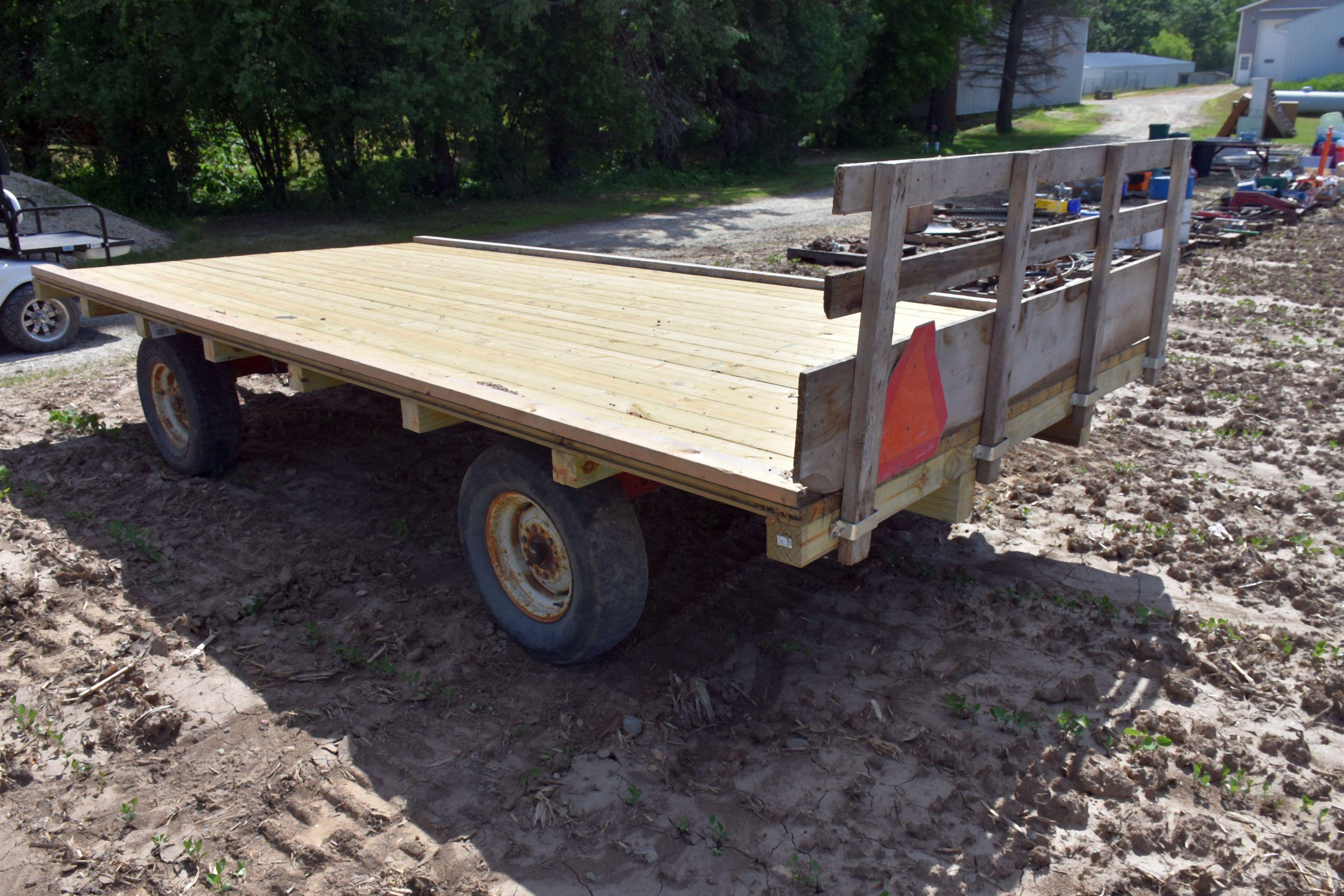 8'x16' Hay Rack With New Bed And Running Gear