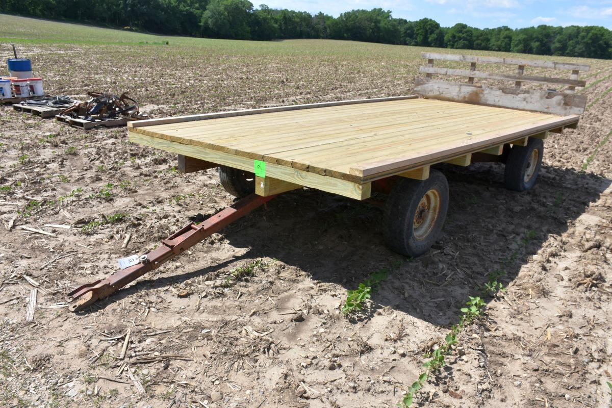 8'x16' Hay Rack With New Bed And Running Gear