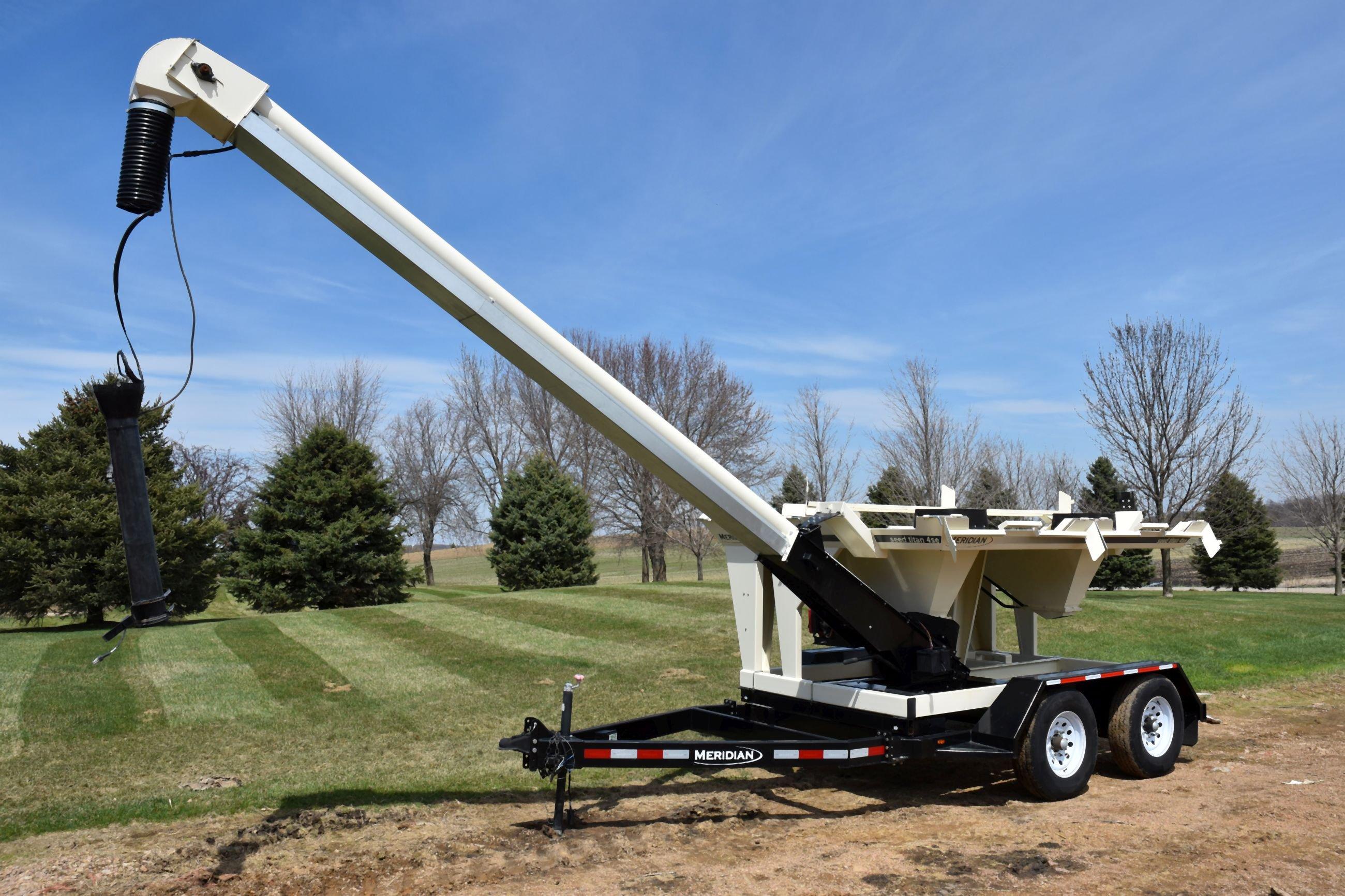 Meridian Seed Titan 4SE, 4 Box Seed Tender, Scale, Belt Conveyor, Honda Power Unit With Electric Sta