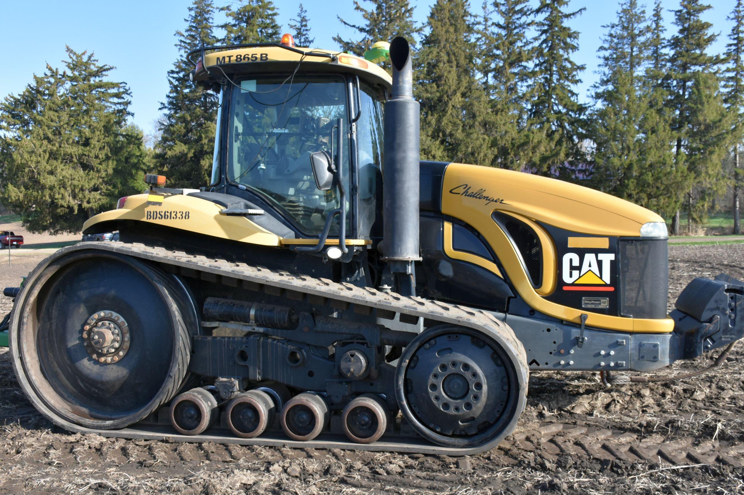 2006 Cat Challenger 865B, 5993 Hours, 30” Track 55%, 5 Hydraulics, Swing Bar, 32 Front Weights, Cat