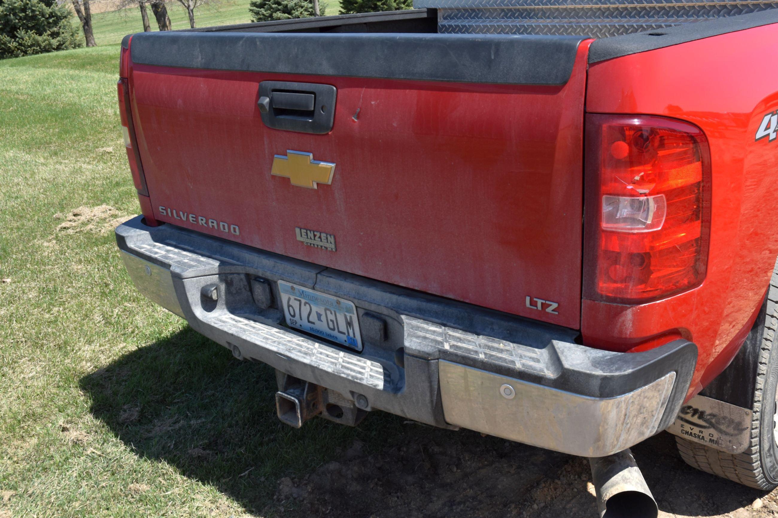 2011 Chevy 2500HD, 4x4, 4 Door, Short Box, Duramax Diesel, LTZ Package, 84,569 Miles, Leather, Selli