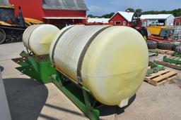 (2) 500  Gallon Saddle Tanks With Brackets and Hose