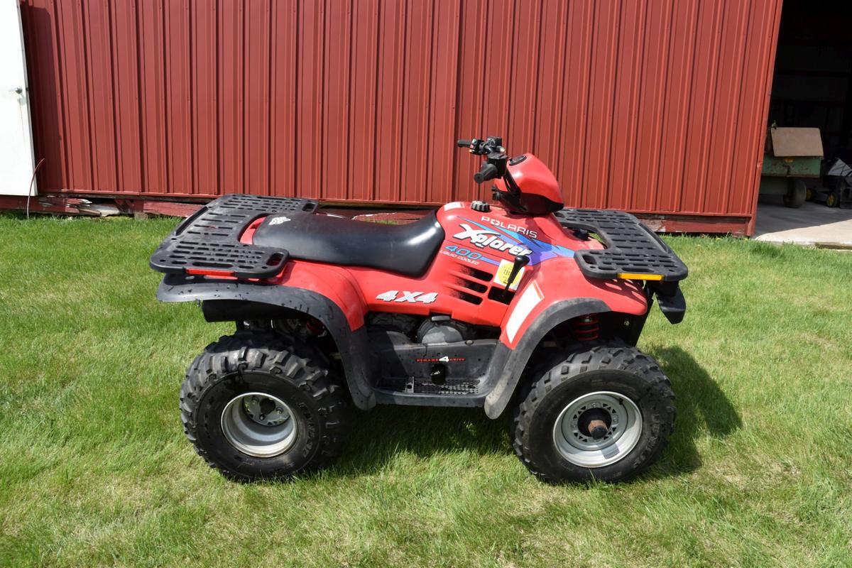 Polaris Xplorer 400 4x4 ATV, 813 Miles, Nice, 2-Stroke, VIN: 3004762