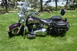 2007 Harley Davidson Heritage Softail, 9,672 Miles, Leather Bags, Sharp, Low Miles