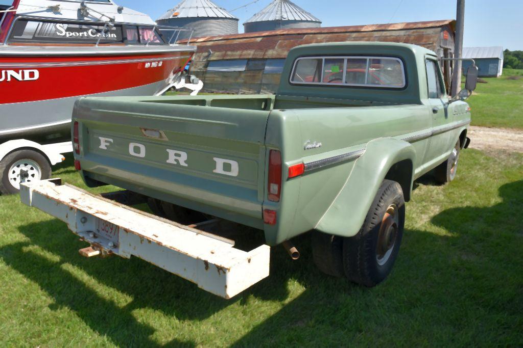 1971 Ford F250 2WD Camper Special, Dually, 4 Speed, V8, Not Running