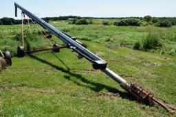 Hutchinson 6"x40' Grain Auger, Transport, PTO Drive