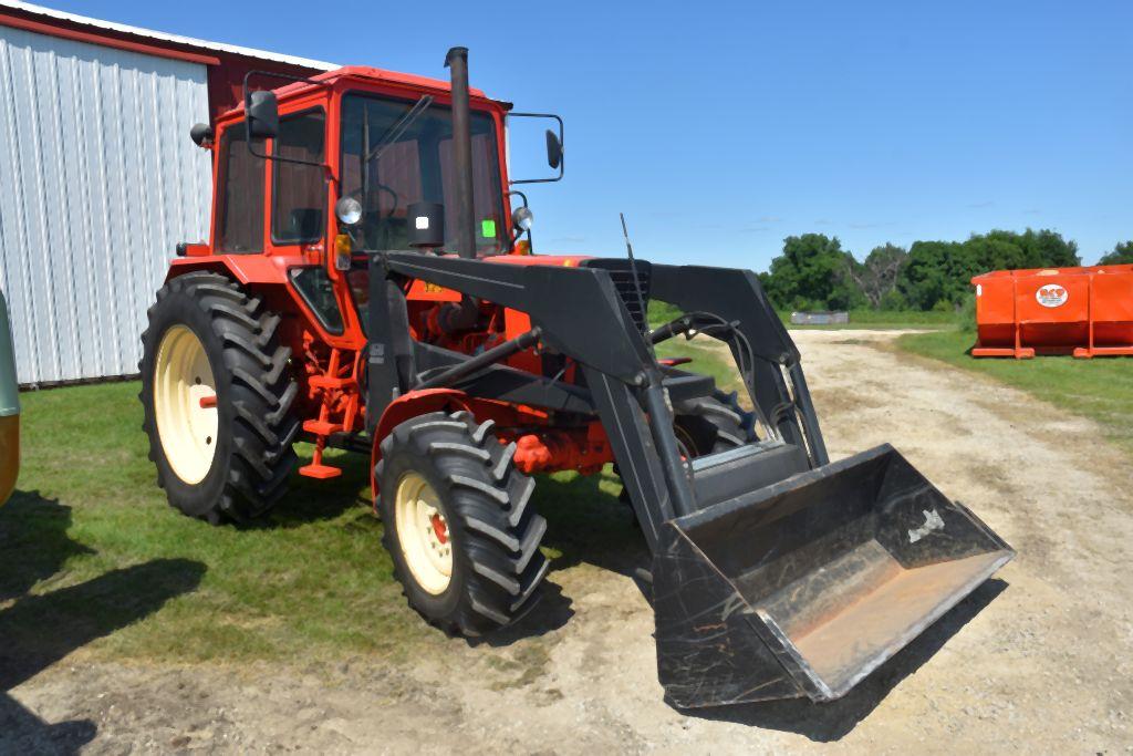 Belarus 925 MFWD, Like New Rubber, 2 Hydraulic, PTO, 3pt., 452 Original One Owner Hours,