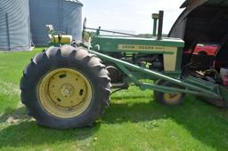 John Deere 720 Diesel, Pony Start, Narrow Front, With Loader, Rock Shafts, Power Steering,