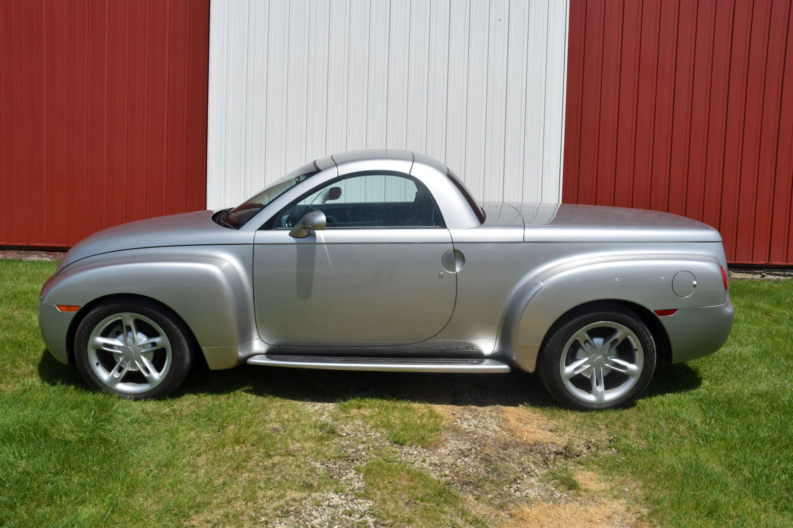 2004 Chevrolet SSR, 7,339 Actual Miles, Convertible Hardtop, 5.3L V8, 20” Wheels, Loaded, Super Shar