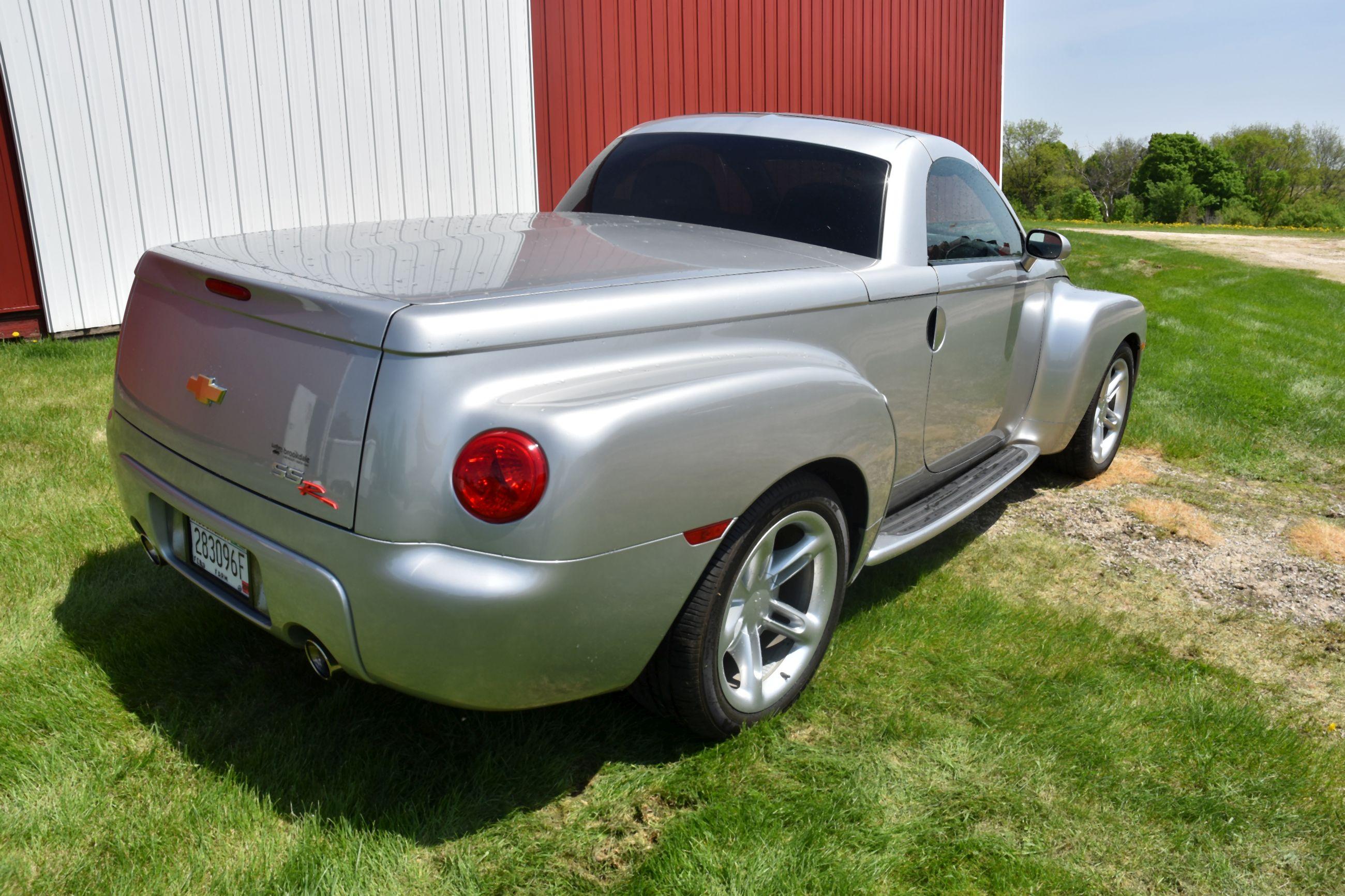 2004 Chevrolet SSR, 7,339 Actual Miles, Convertible Hardtop, 5.3L V8, 20” Wheels, Loaded, Super Shar