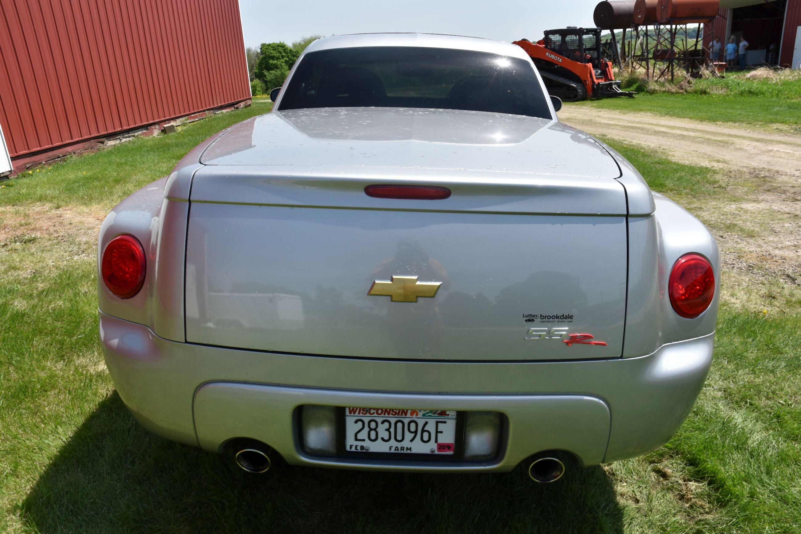 2004 Chevrolet SSR, 7,339 Actual Miles, Convertible Hardtop, 5.3L V8, 20” Wheels, Loaded, Super Shar