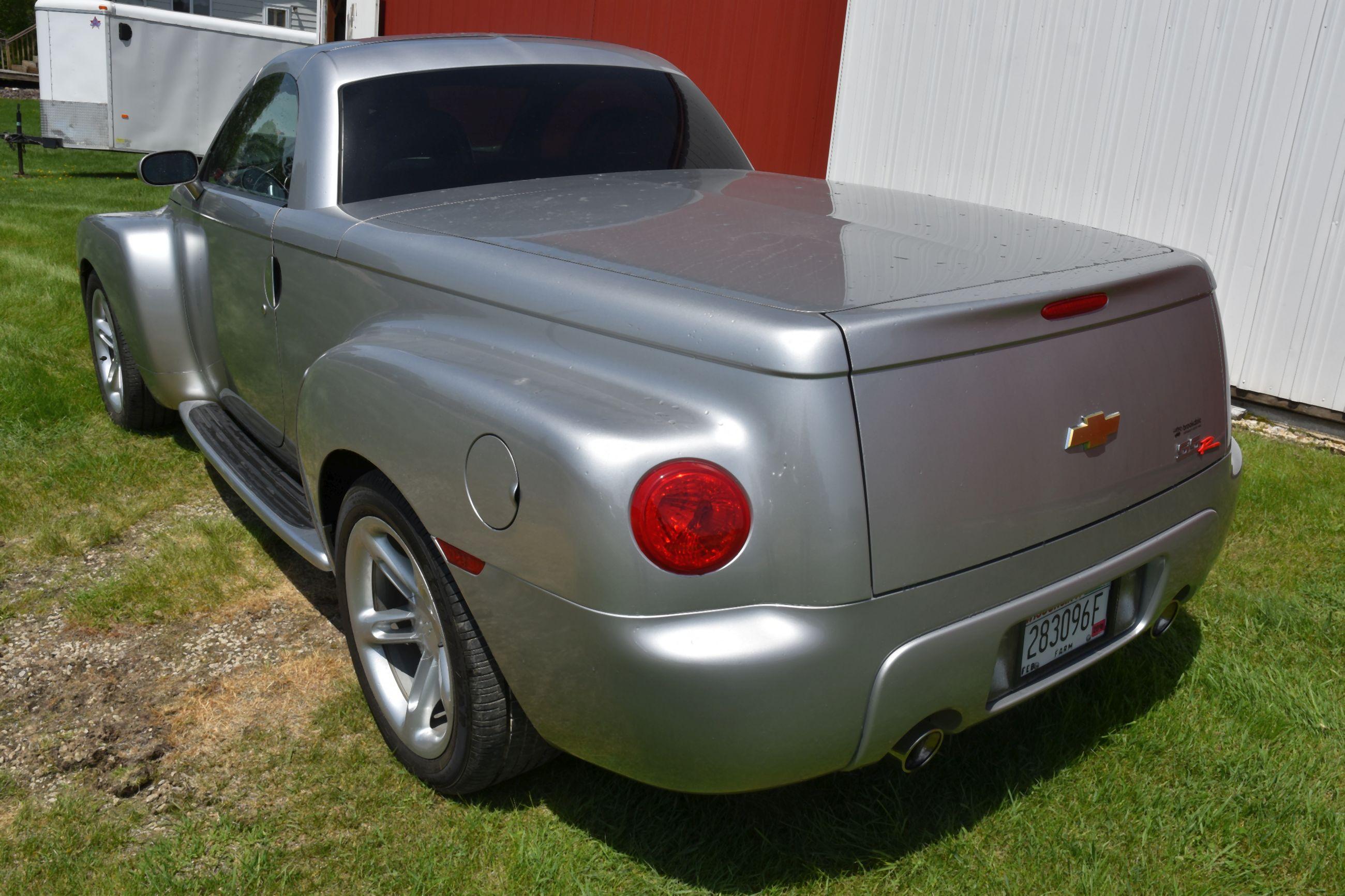 2004 Chevrolet SSR, 7,339 Actual Miles, Convertible Hardtop, 5.3L V8, 20” Wheels, Loaded, Super Shar