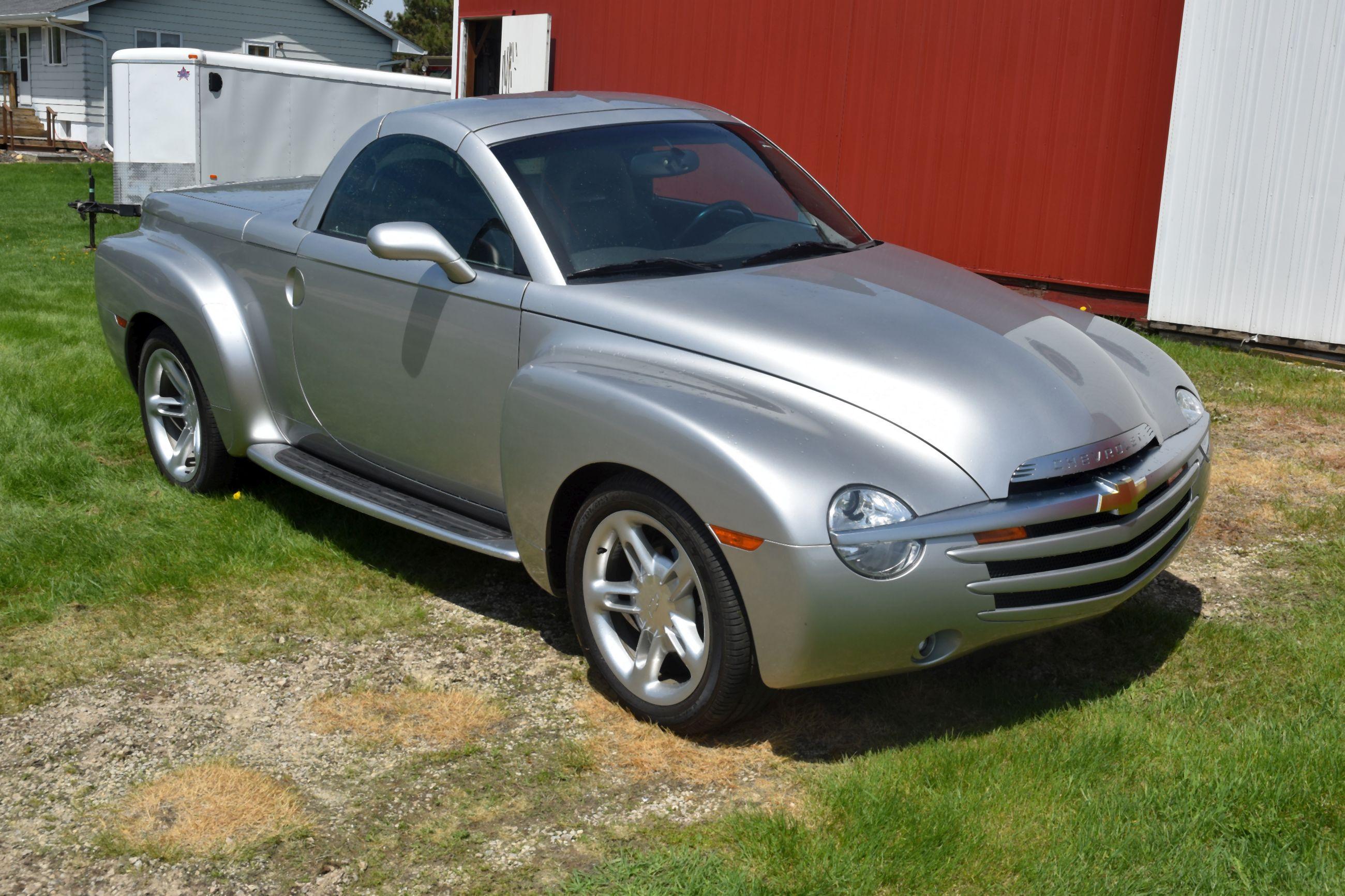 2004 Chevrolet SSR, 7,339 Actual Miles, Convertible Hardtop, 5.3L V8, 20” Wheels, Loaded, Super Shar