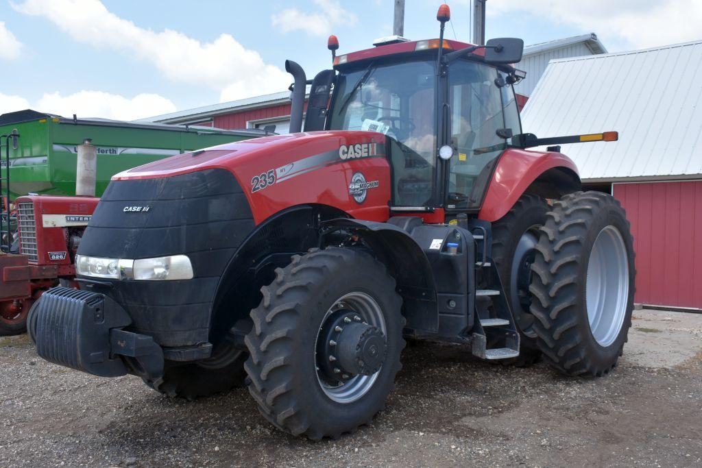 Case IH 235 MFWD Magnum, 2158 Hours, 480/80R46 Duals 95%, 4 Hydraulics, 1000/540 PTO, 3 Pt., With Qu