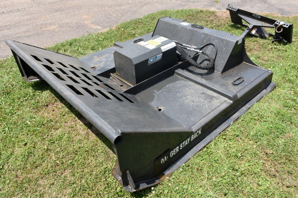 2016 CID Rotary Brush Mower, Skid Loader Plate, 77” Standard Flow