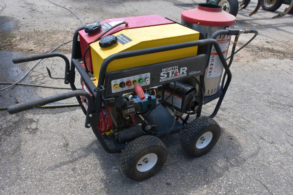 Northstar Gas Powered, Hot Water Pressure Washer, Item# 157310AB, Honda GX390 Gas Motor With Electri