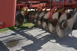 Krause 7300 Series Disk, 27.5’ Rock Flex Gangs, 3 Bar Tine Harrow, 20'' Blades, Depth Control, SN: 1