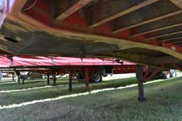 1990 Great Dane Sliding Curtain Semi Trailer, Rear Cargo Doors, 48’ x 102”, 22.5 Rubber, Spring