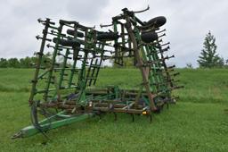 John Deere 980 Field Cultivator, Depth Control, 3 Bar Harrow, 42.5’, Sn X003437