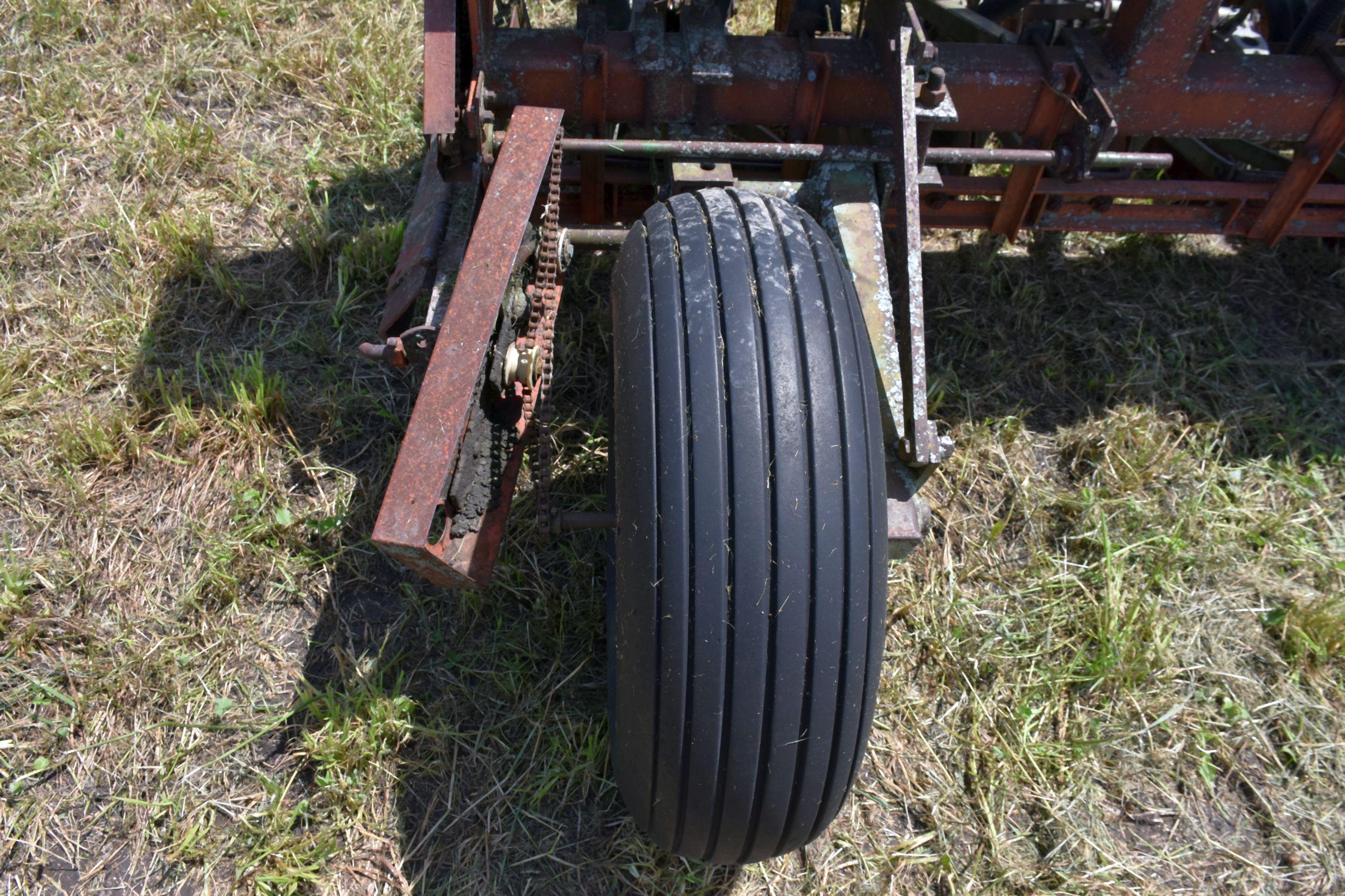 Tyee 20’ Grain Drill, 8” Spacings, Press Wheels, Markers, 3pt., Single Closing Wheel, 2 Bar Harrow