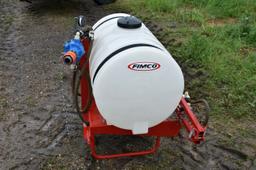 Fimco 50 Gallon Sprayer 3pt., PTO Pump 10’ Booms