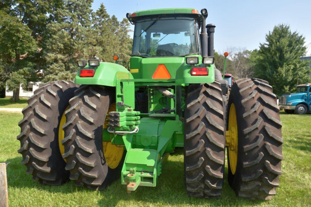 1997 John Deer 9200 4WD, 4034 Actual Hours, 520/85R42 Duals, 205KG Outside Wheel Weights, 3 Hydrauli