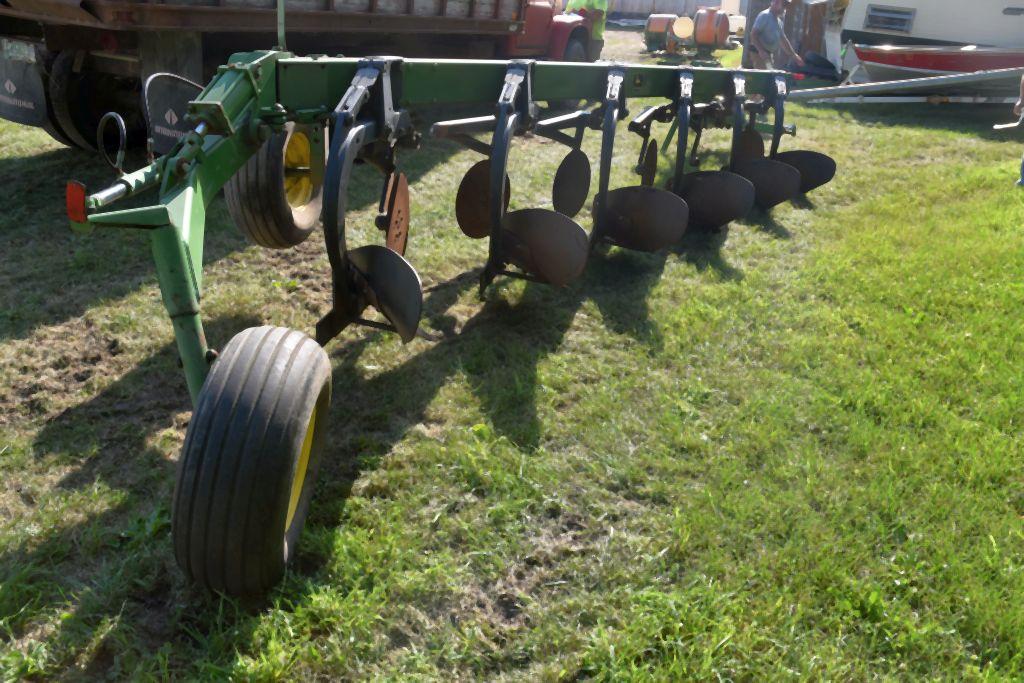 John Deere 2700 Plow 6 X 18, 3 Pt. HD Coulters, Missing One Coulter & Parts, SN: 010880