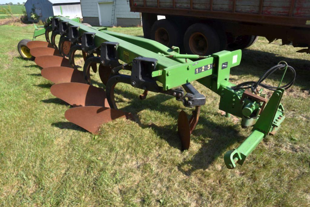 John Deere 2700 Plow 6 X 18, 3 Pt. HD Coulters, Missing One Coulter & Parts, SN: 010880