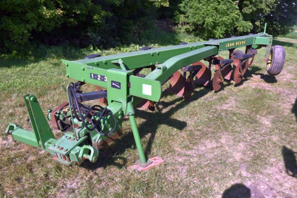 John Deere 2700 Plow 6 X 18, 3 Pt. HD Coulters, Missing One Coulter & Parts, SN: 010880