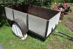 4'x8' Single Axle Utility Trailer, With Lights, No Title