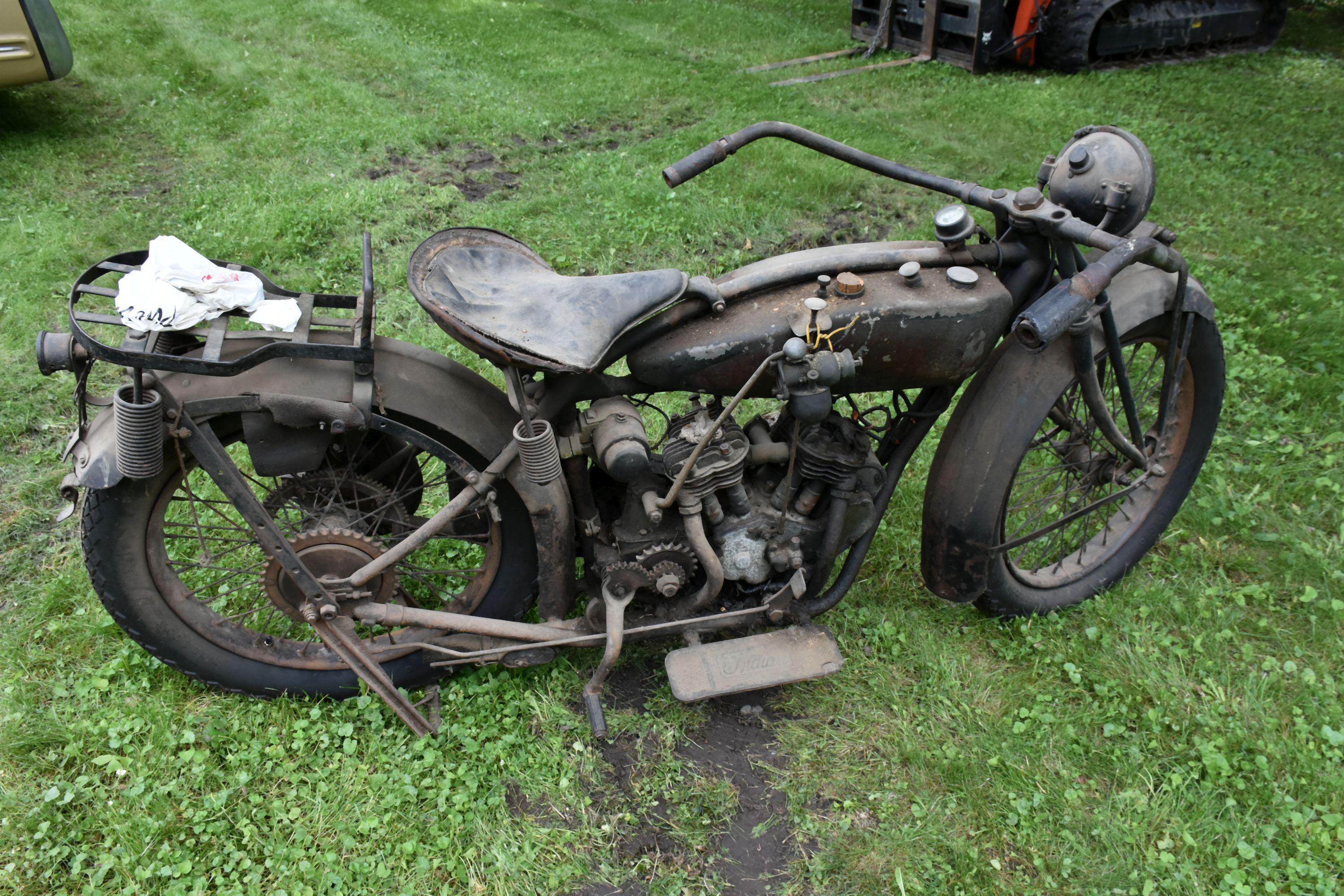 1924 Indian Scout 37, Good Original Condition, Engine Number 4000259, Maybe missing some parts