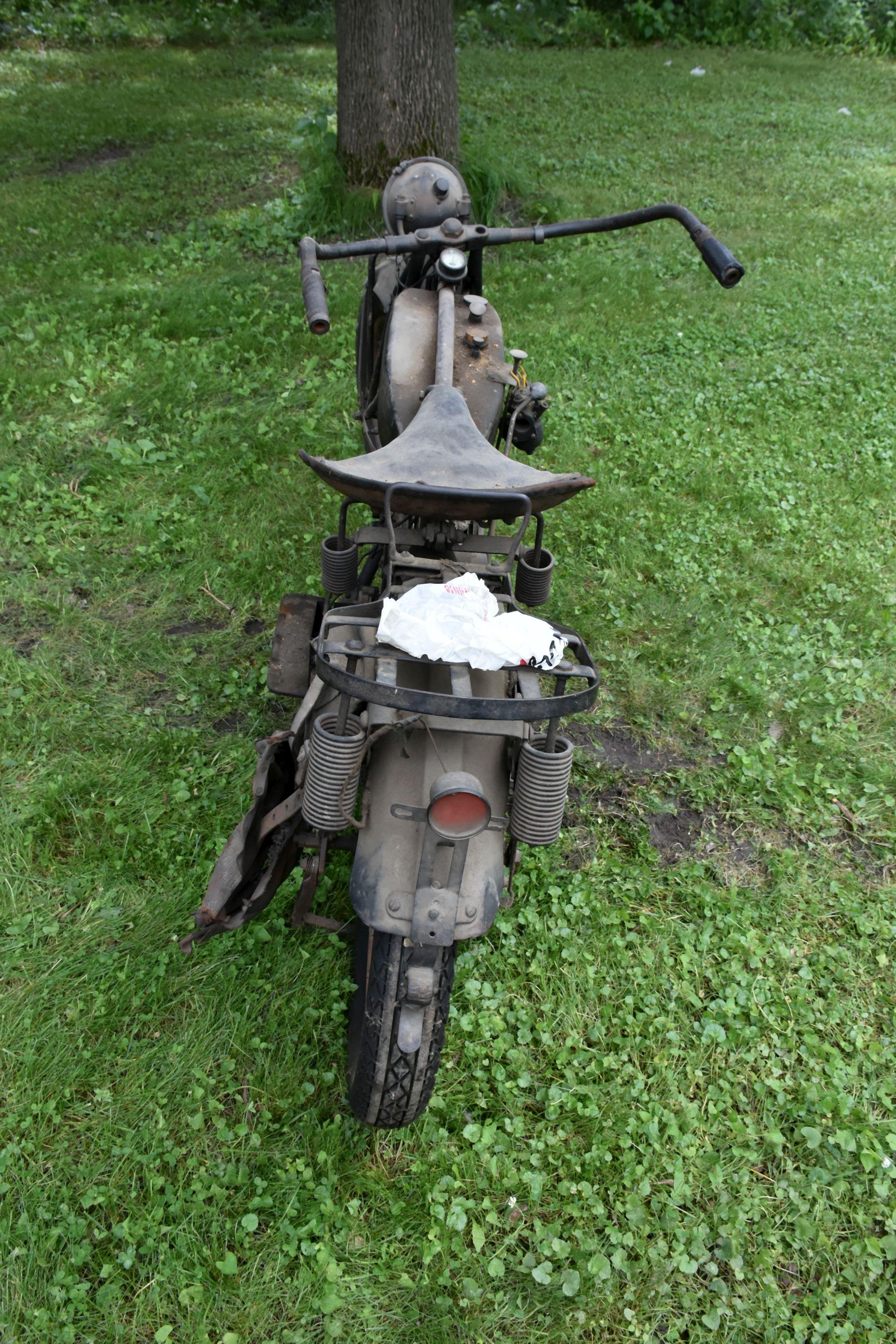 1924 Indian Scout 37, Good Original Condition, Engine Number 4000259, Maybe missing some parts