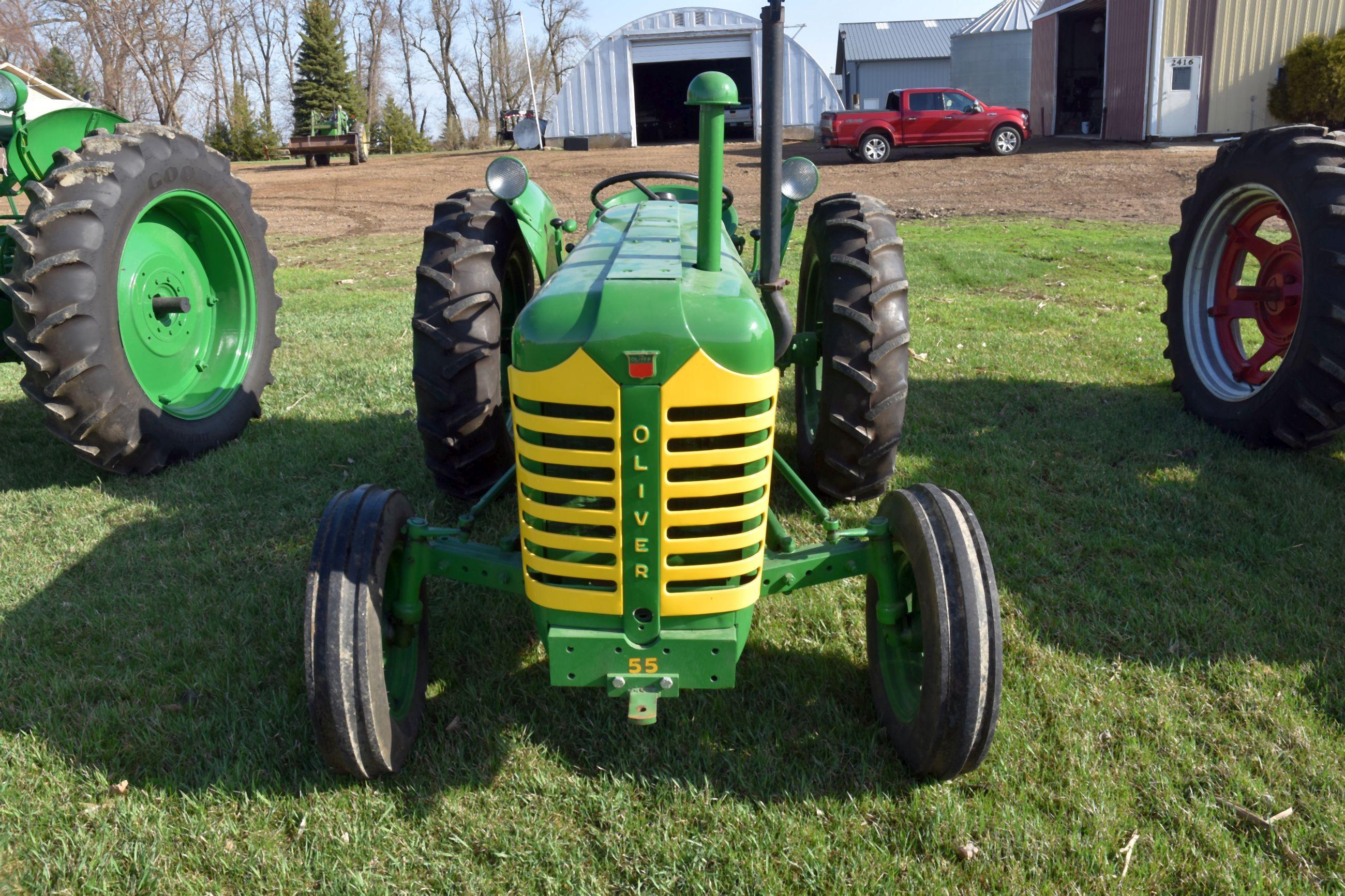 Oliver Super 55 Diesel Utility, New Tires, 3pt. Hitch, SN: 18540518