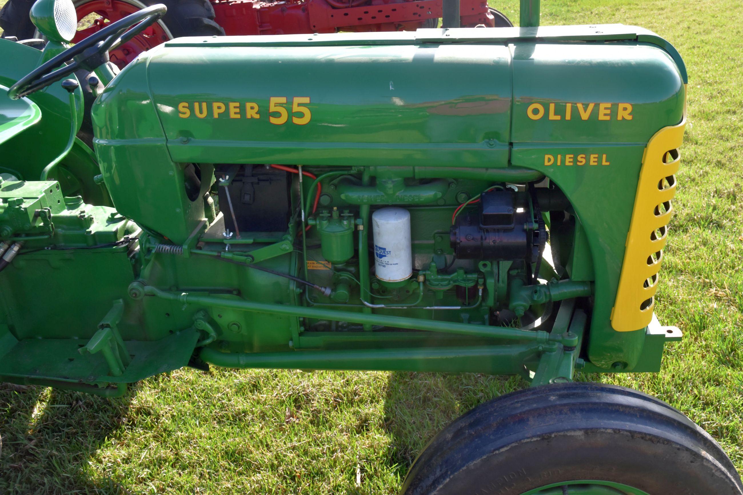 Oliver Super 55 Diesel Utility, New Tires, 3pt. Hitch, SN: 18540518